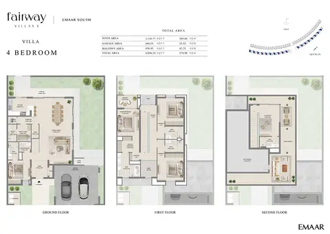 Floor plan, 4 Bed