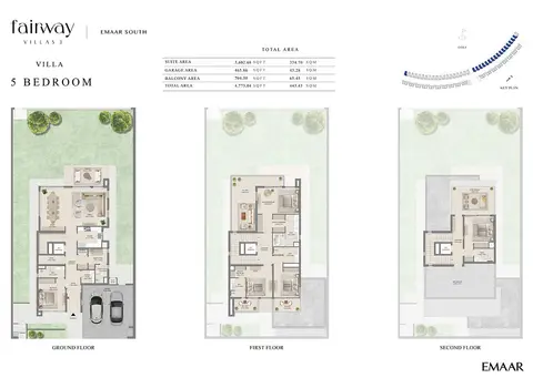 Floor plan, 5 Bed