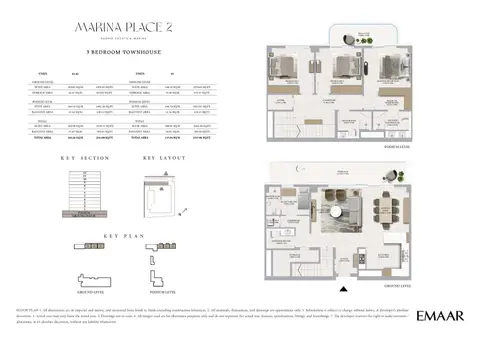 Floor plan, 3 Bed