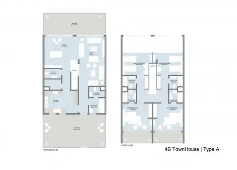 Floor plan, 4 Bed