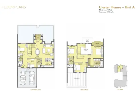 Floor plan, 4 Bed