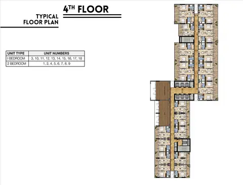 Floor plan, 2 Bed