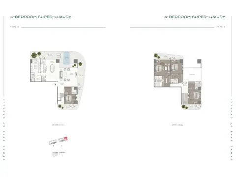 Floor plan, 4 Bed