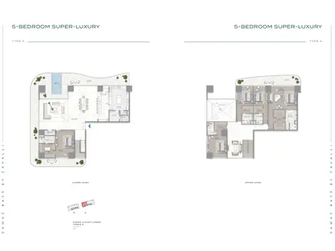 Floor plan, 5 Bed
