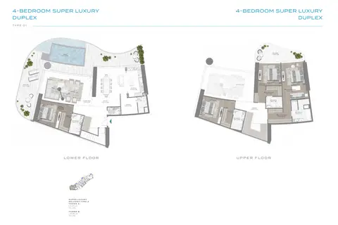 Floor plan, 4 Bed