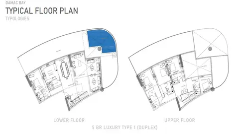 Floor plan, 5 Bed