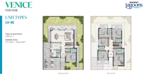 Floor plan, 6 Bed