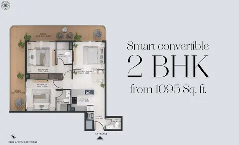 Floor plan, 2 Bed