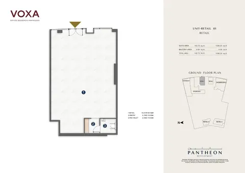Floor plan, Retail Space