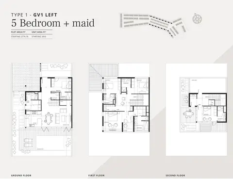 Floor plan, 5 Bed