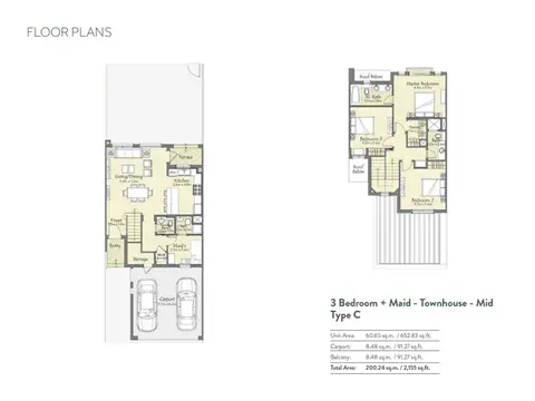 Floor plan, 3 Bed