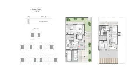 Floor plan, 4 Bed