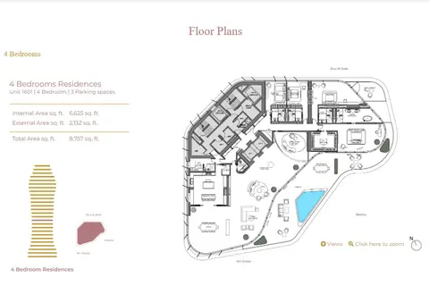 Floor plan, 4 Bed