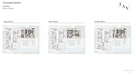 Floor plan, 6 Bed
