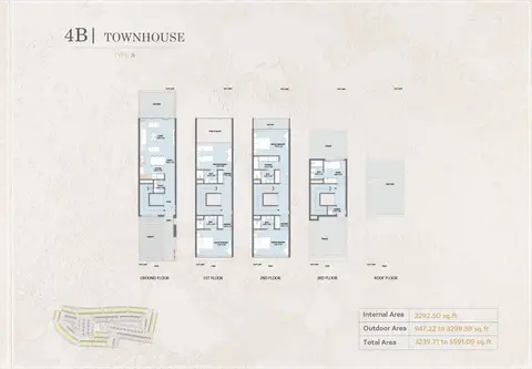 Floor plan, 4 Bed
