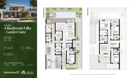 Floor plan, 4 Bed