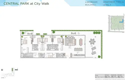 Floor plan, 4 Bed