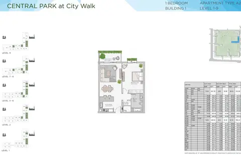 Floor plan, 1 Bed