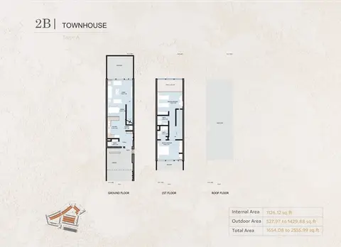 Floor plan, 2 Bed