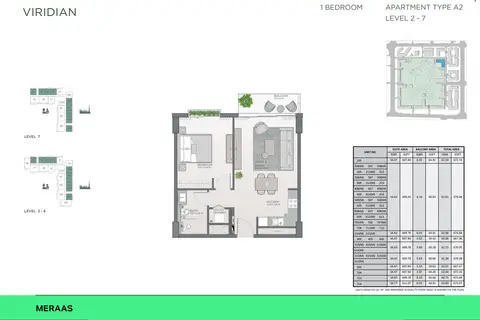 Floor plan, 1 Bed