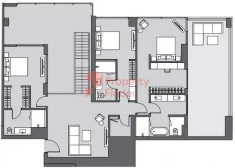 Six Senses floor plan, 3 Bed, 6,196–6,478 sq ft