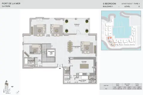 Floor plan, 5 Bed
