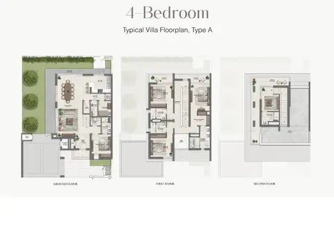 Floor plan, 4 Bed