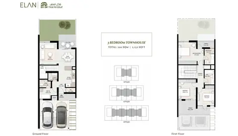 Floor plan, 3 Bed