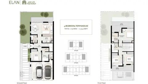 Floor plan, 4 Bed