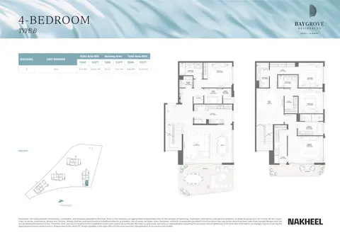 Floor plan, 4 Bed