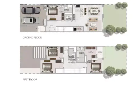Floor plan, 4 Bed