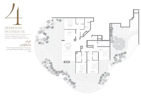 Floor plan, 4 Bed