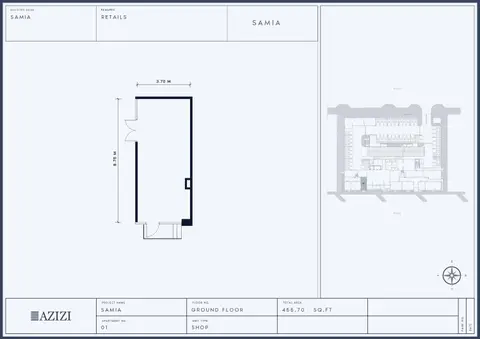 Floor plan, Retail Space