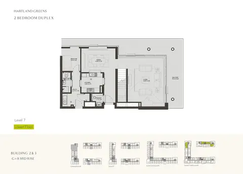 Floor plan, 2 Bed