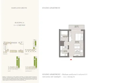 Floor plan, Studio