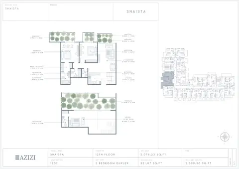 Floor plan, 2 Bed