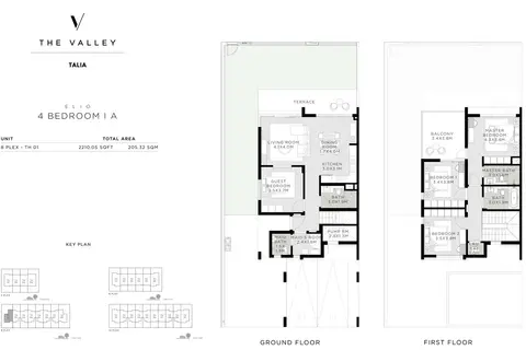 Floor plan, 4 Bed