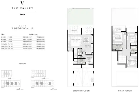 Floor plan, 3 Bed