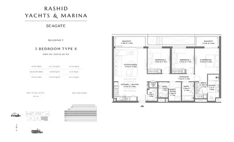 Floor plan, 3 Bed