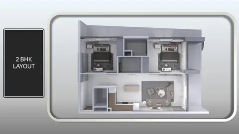 Floor plan, 2 Bed