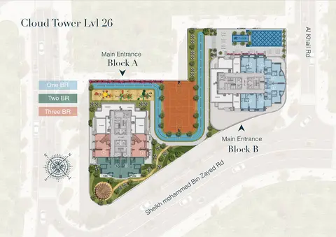 Floor plan, 3 Bed