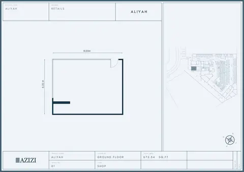 Floor plan, Retail Space