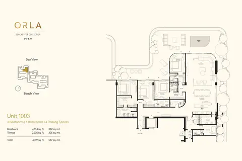 Floor plan, 4 Bed