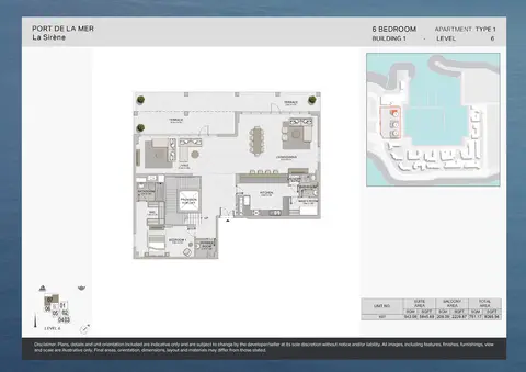 Floor plan, 6 Bed