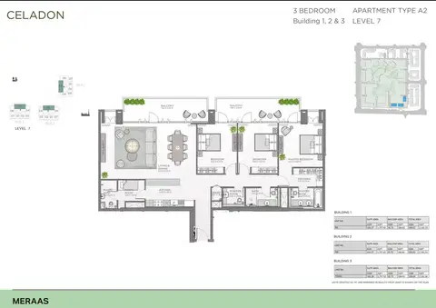 Floor plan, 3 Bed