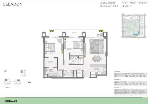 Floor plan, 2 Bed