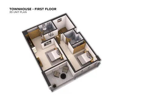 Floor plan, 2 Bed