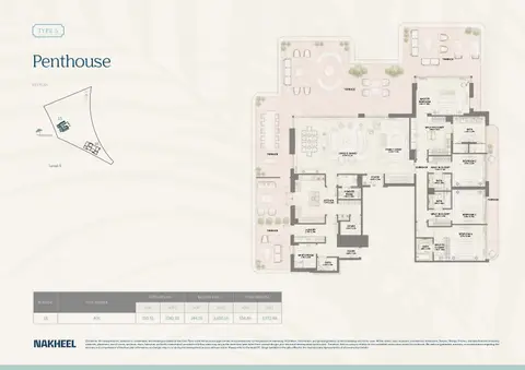 Floor plan, 4 Bed