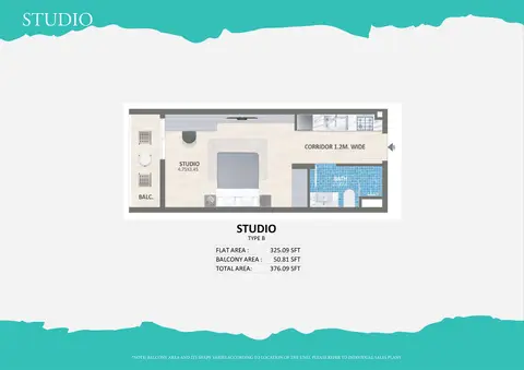 Floor plan, Studio