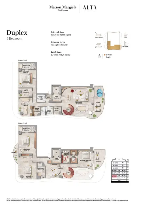 Floor plan, 3 Bed